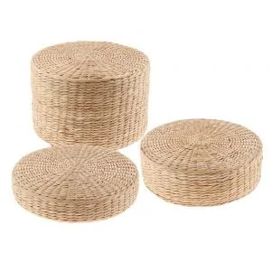 Coussin Rond En Paille