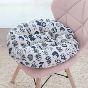 Coussin Rond Motif Animaux