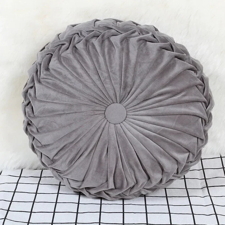 Coussin Rond Gris Coussin Rond Gris